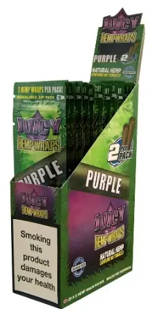BLUNT HEMP PURPLE JUICY JAY 25X2 (UVA)