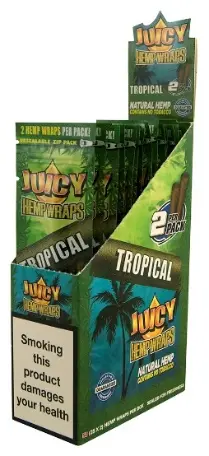 BLUNT HEMP TROPICAL JUICY JAY 25X2 (PIÑA COLADA)