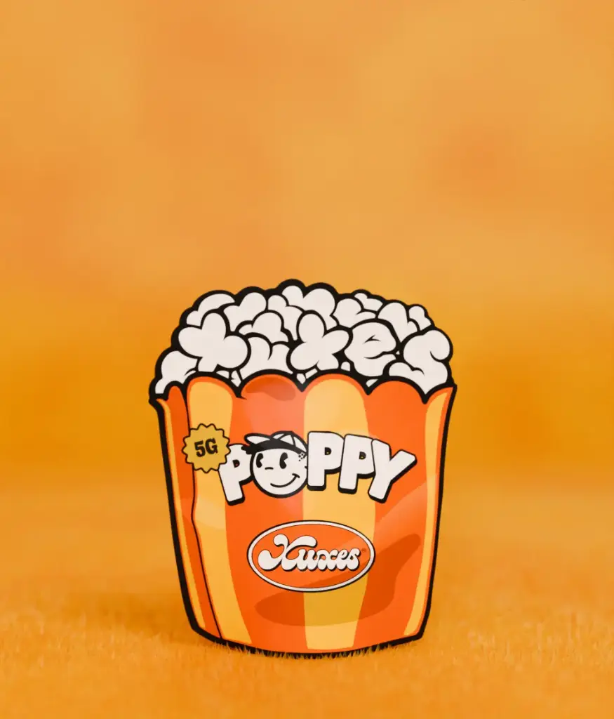 BOLSA CBD XUXES POPPY SWEET MANDARIN 5GR