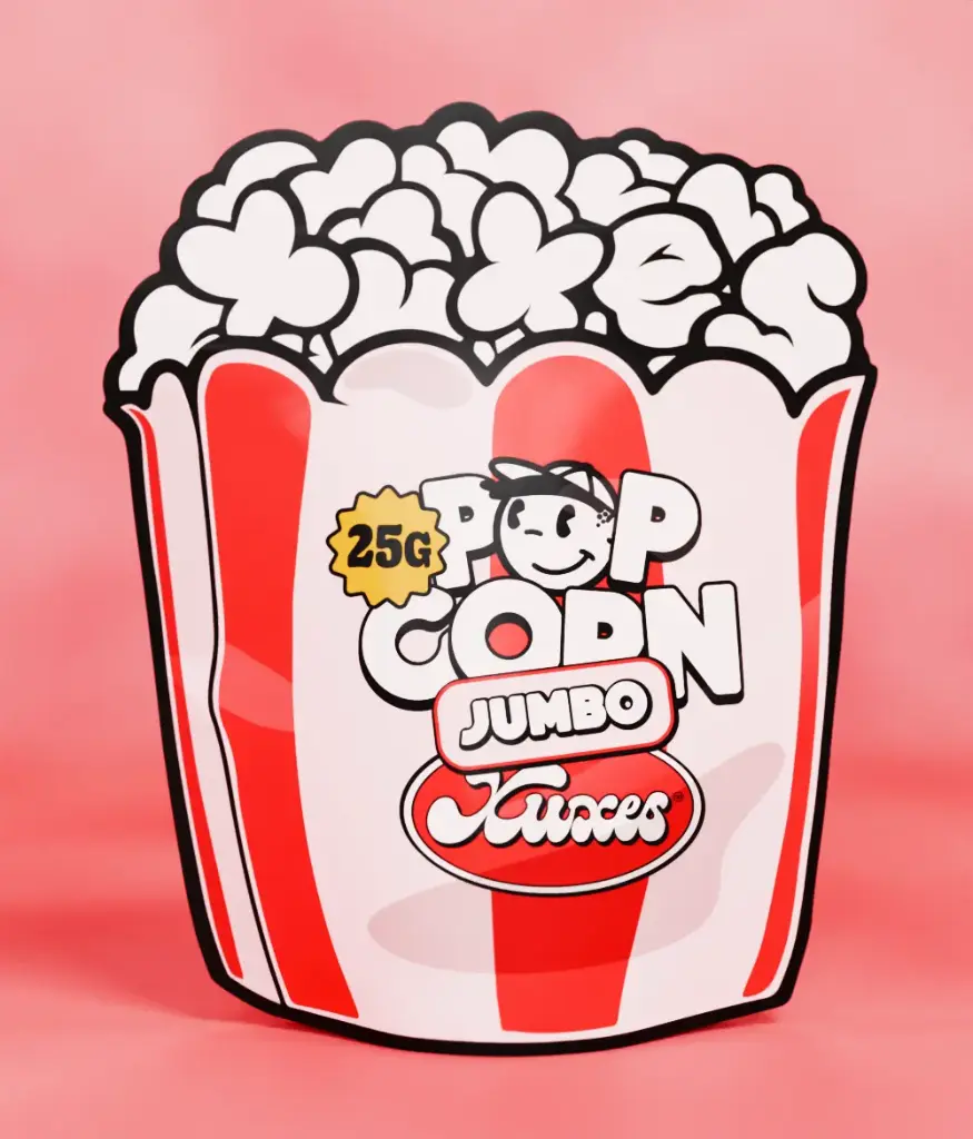 BOLSA CBD XUXES POPCORN JUMBO PINK KUSH 25GR