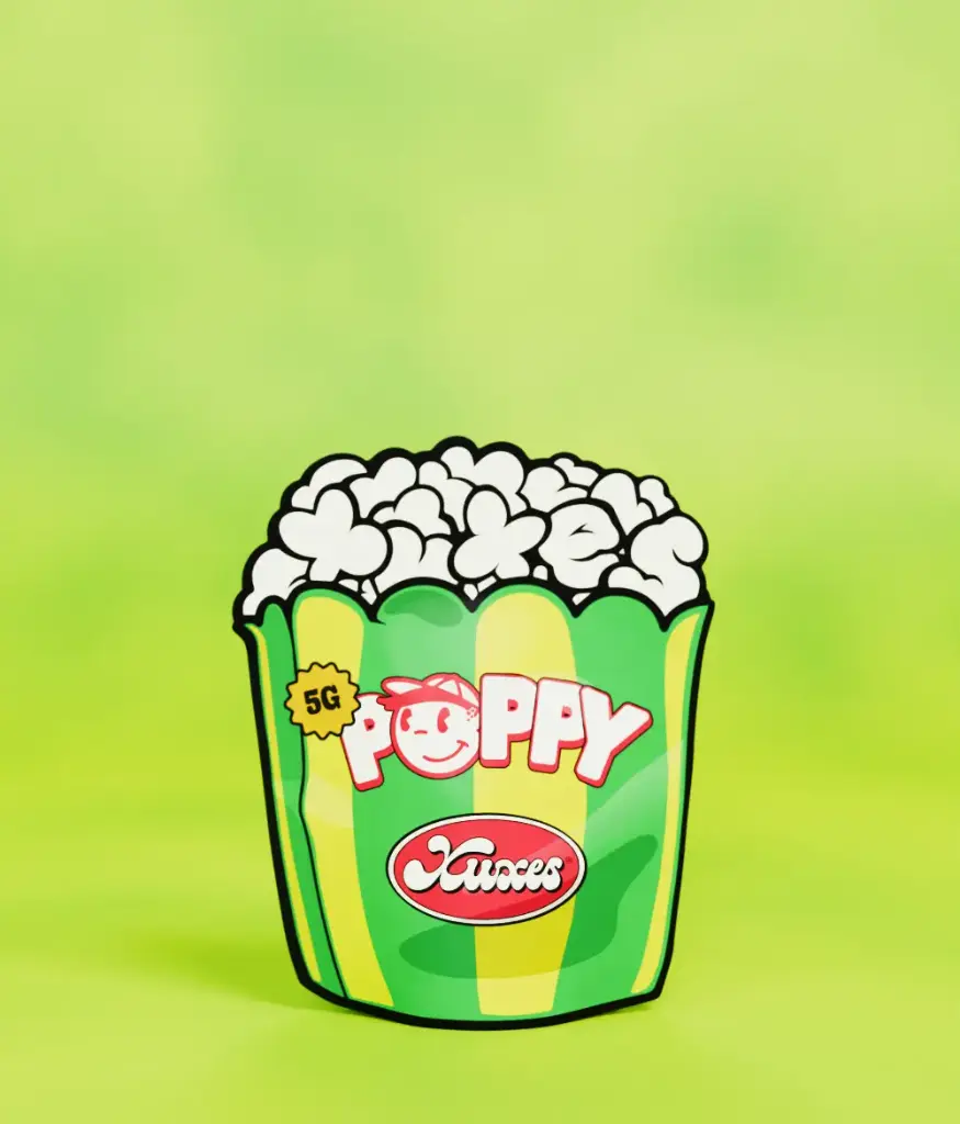 BOLSA CBD XUXES POPPY GREEN SOUR 5GR