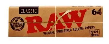 PAPEL RAW 64 1.1/4 (78MM)(24)
