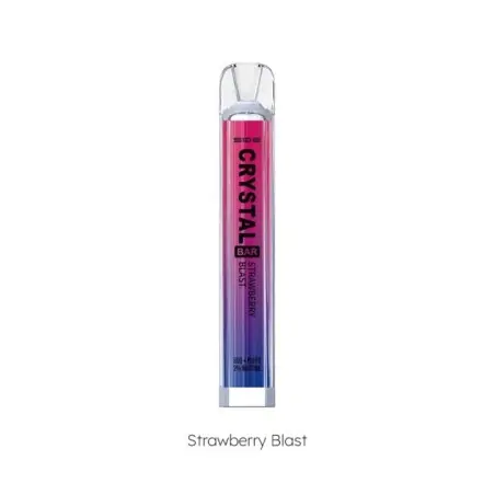 PACK 10 VAPER DESECHABLE SKE CRYSTAL BAR STRAWBERRY BLAST 20MG (FRESA Y BEBIDA ENERGÉTICA)