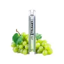 PACK 10 VAPER DESECHABLE SKE CRYSTAL BAR GREEN GRAPE