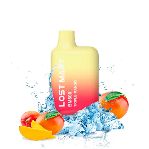 PACK 10 VAPER DESECHABLE LOST MARY TRIPLE MANGO 20MG (MANGO)