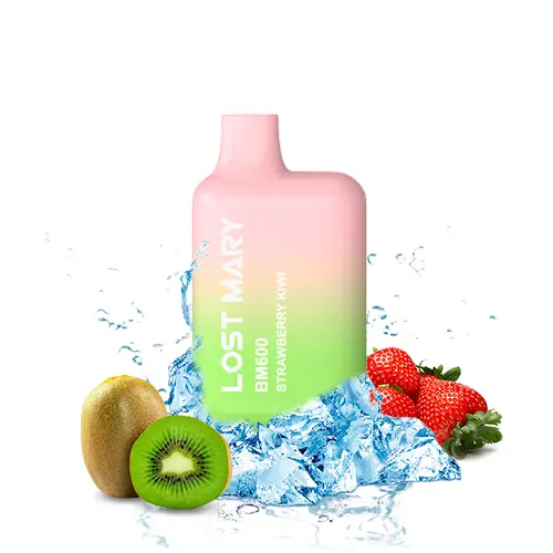 PACK 10 VAPER DESECHABLE LOST MARY 600 STRAWBERRY KIWI 20MG (FRESA Y KIWI)