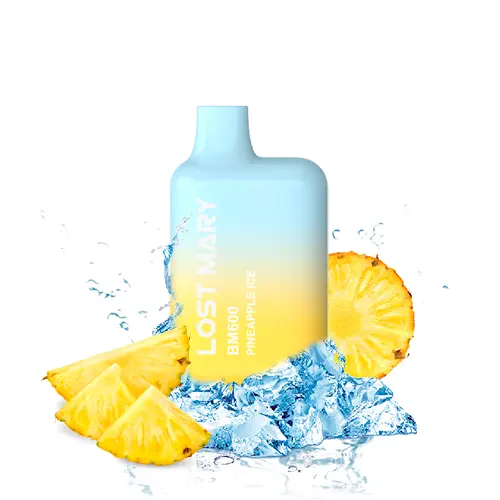 PACK 10 VAPER DESECHABLE LOST MARY 600 PINEAPPLE ICE 20MG (PIÑA)