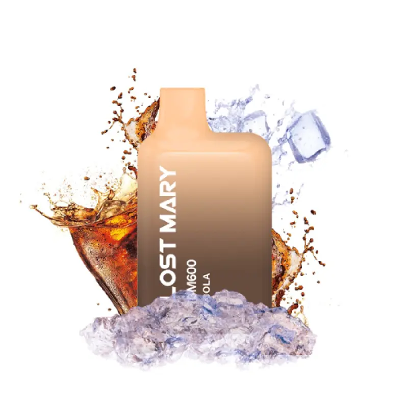 PACK 10 VAPER DESECHABLE LOST MARY 600 COLA 20MG (REFRESCO DE COLA)
