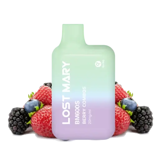 PACK 10 VAPER DESECHABLE LOST MARY 600 BERRY COMBOS 20MG (BAYAS TROPICALES)