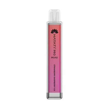 PACK 10 VAPER DESECHABLE HAYATI PRO MINI STRAWBERRY RASPBERRY 20MG (FRESA Y FRAMBUESA)