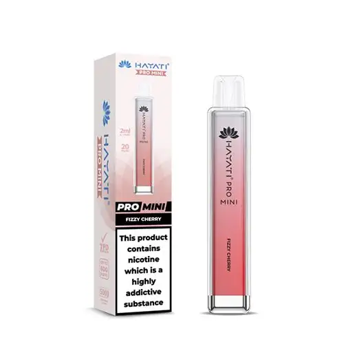 PACK 10 VAPER DESECHABLE HAYATI PRO MINI CHERRY ICE 20MG (CEREZA)