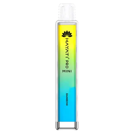 PACK 10 VAPER DESECHABLE HAYATI PRO MINI RAINBOW  20MG (MEZCLA  SABORES)
