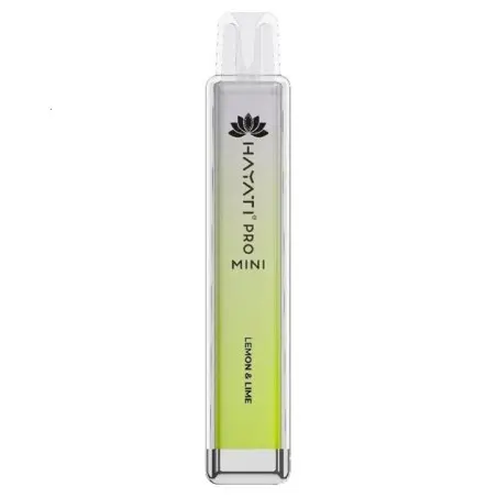 PACK 10 VAPER DESECHABLE HAYATI PRO MINI LEMON LIME 0MG (LIMA LIMÓN)