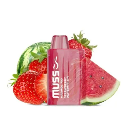 VAPER DESECHABLE MUSS MARMOL 700 STRAWBERRY WATERMELON (FRESA Y SANDIA)