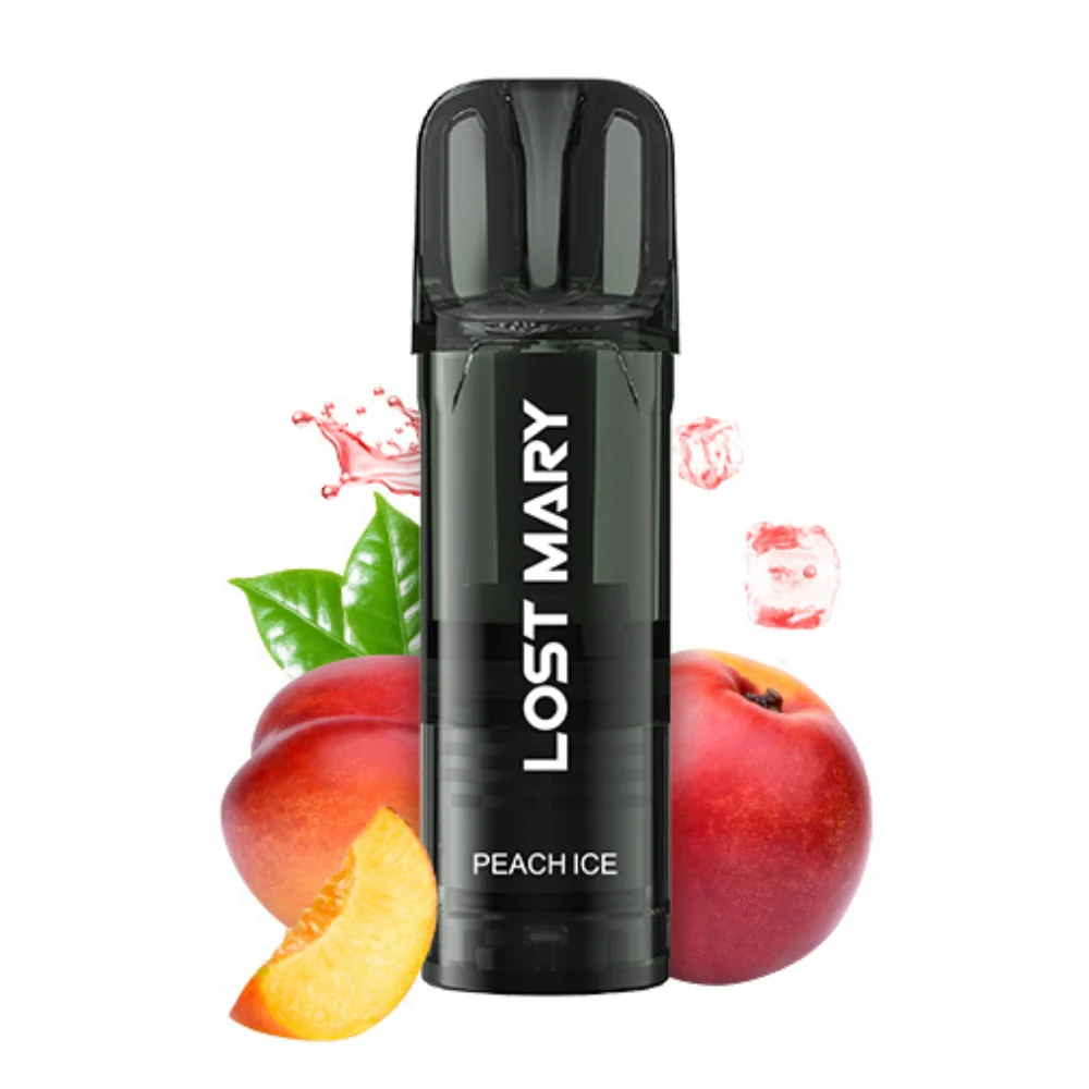 CARGA POD VAPER LOST MARY TAPPO PEACH ICE 20MG (MELOCOTÓN)
