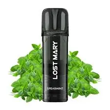 CARGA POD VAPER LOST MARY TAPPO SPEARMINT 20MG (HIERBABUENA)