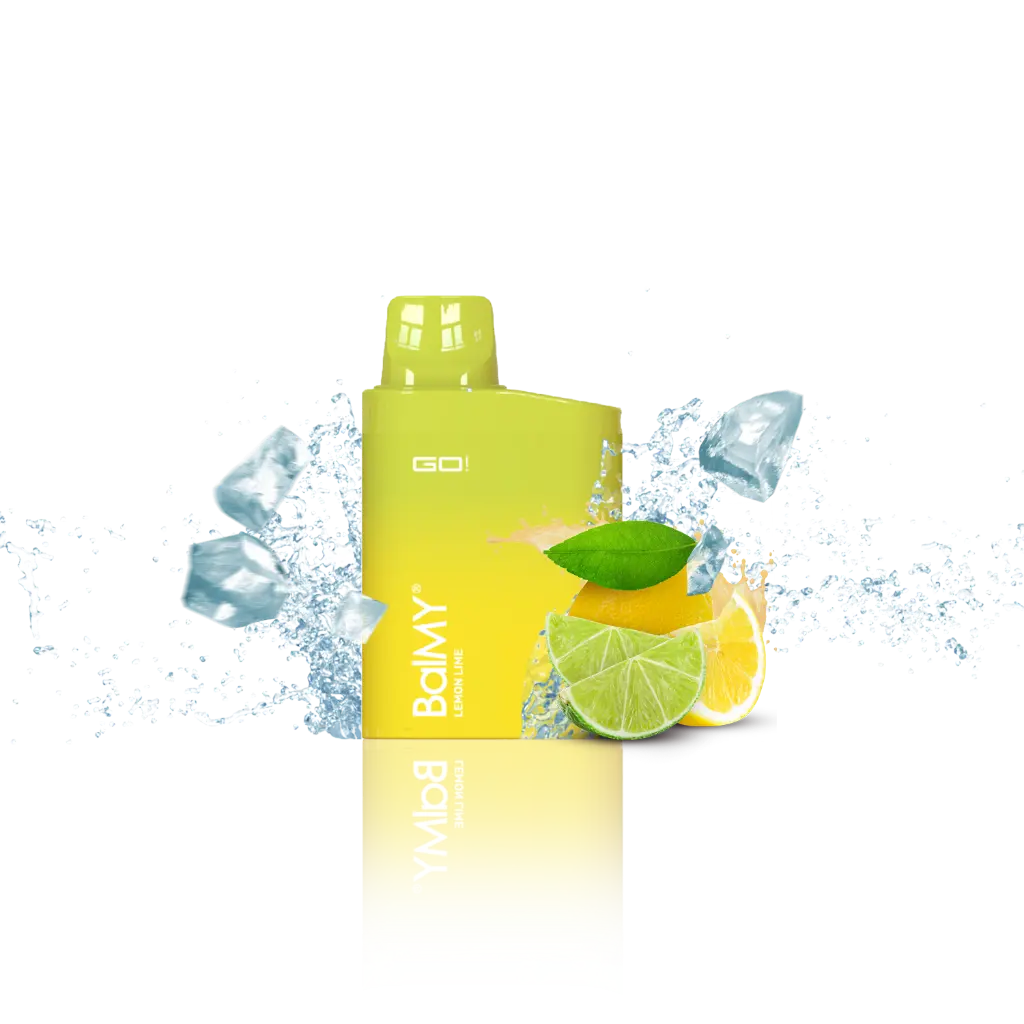 VAPER DESECHABLE BALMY GO CRYSTAL 20MG LEMON-LIME (LIMA-LIMÓN)