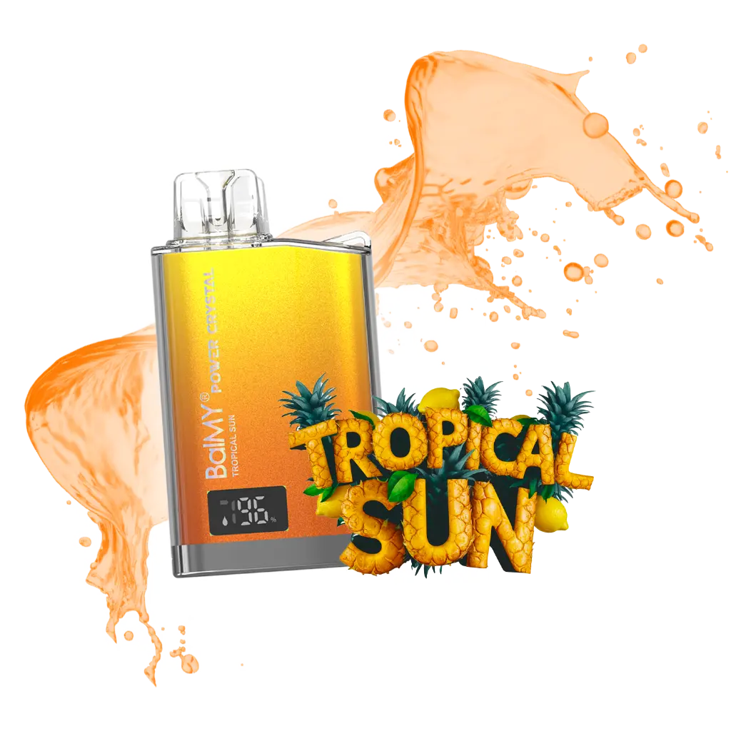 VAPER DESECHABLE BALMY GO CRYSTAL 20MG TROPICAL SUN (PIÑA Y LIMON)