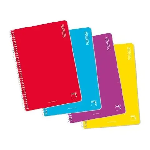 PACK 10 CUADERNO ESPIRAL Fº 80 HOJAS