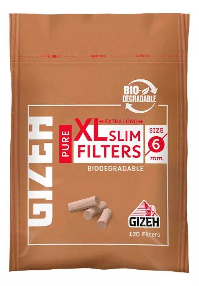 FILTROS GIZEH PURE BIO XL 6MM (120x10)