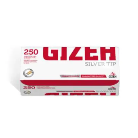 TUBOS GIZEH SILVER TIP 250 CLASSIC FILTRO PAPEL (1X4)