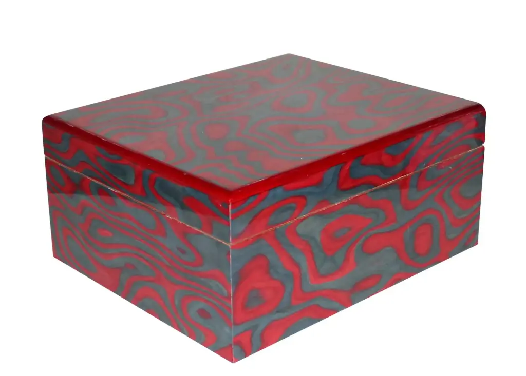HUMIDOR COLTON BRITANIA 25 PUROS VERDE/ROJO