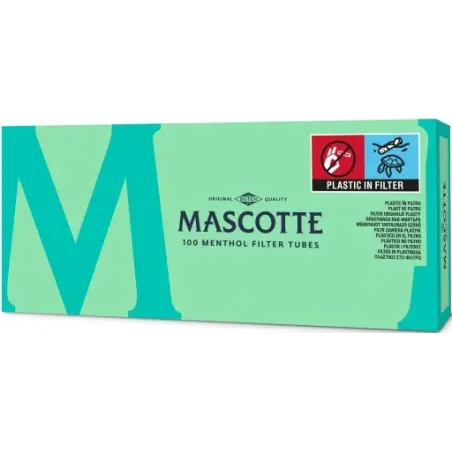 TUBOS MASCOTTE MENTHOL FILTER 100 (1X10)