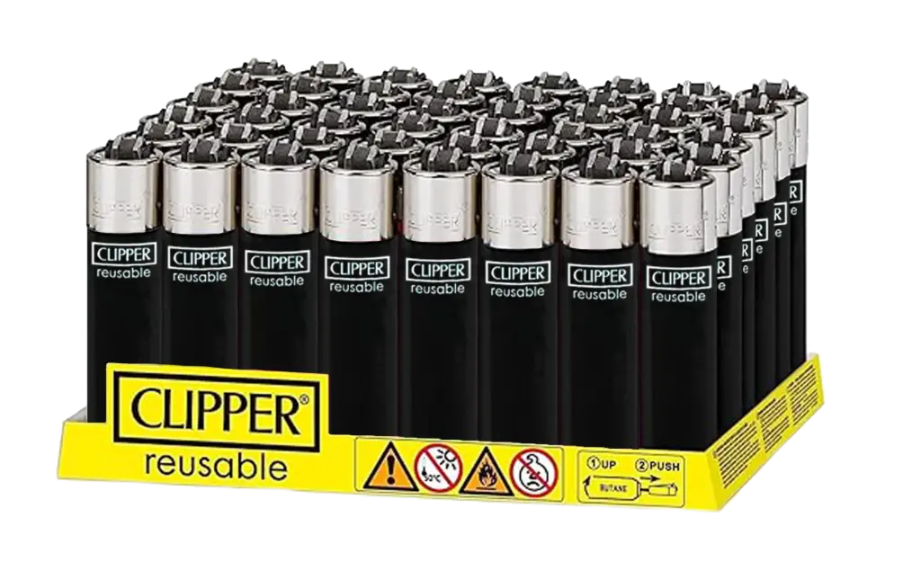 EXP 48 ENC CLIPPER NEGRO SOLID (SILVER)