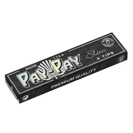 PAPEL PAY-PAY PREMIUM SLIM + FILTROS TIPS (110MM) (24)