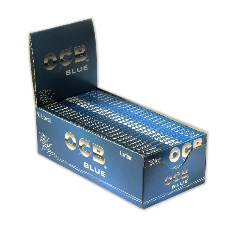 PAPEL OCB X-PERT BLUE Nº1 (70MM)(50) 60 HOJAS