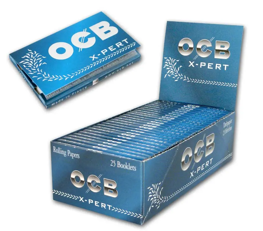 PAPEL OCB DOBLE VENTANA X-PERT BLUE Nº4 (70MM)(25)