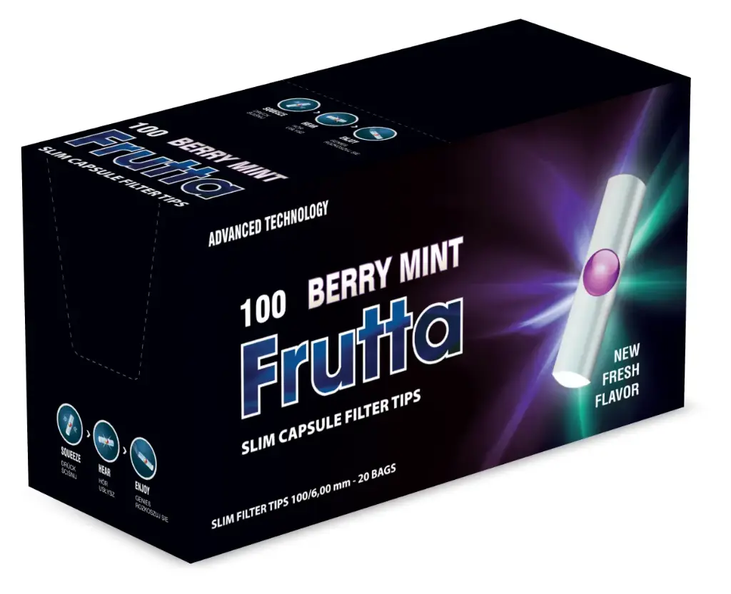 FILTROS FRUTTA CAPSULA MORA-MENTA 6MM (20x100)