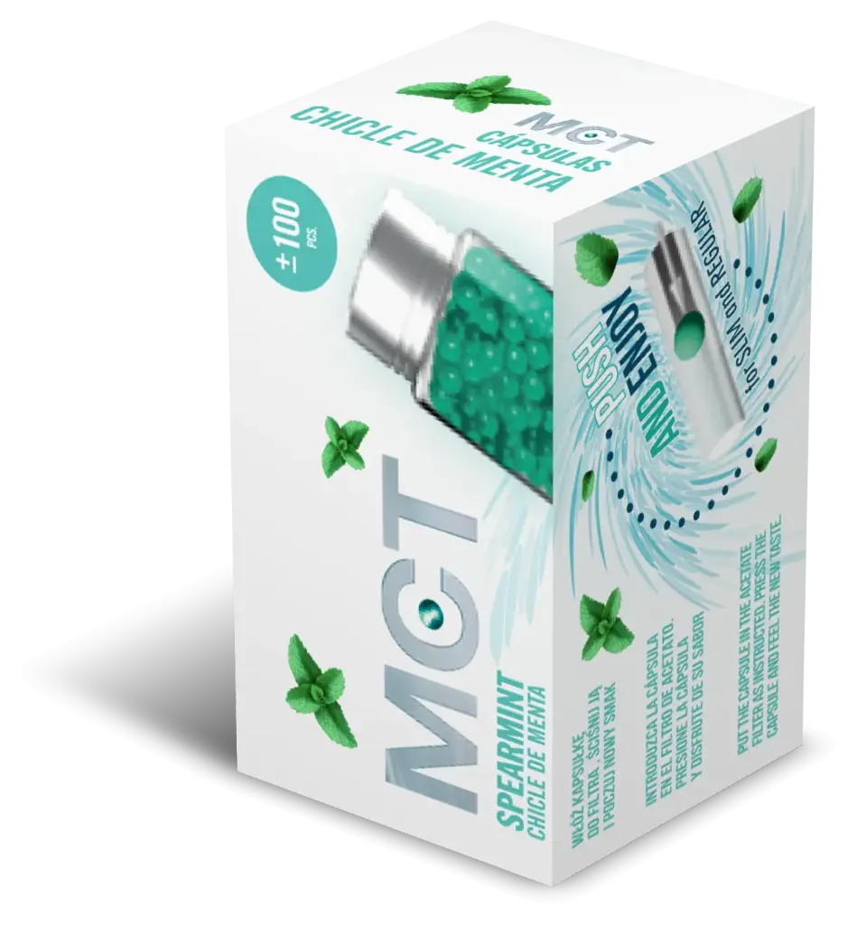 BOTELLA CAPSULA SPEARMINT (1x100) (CHICLE MENTA)