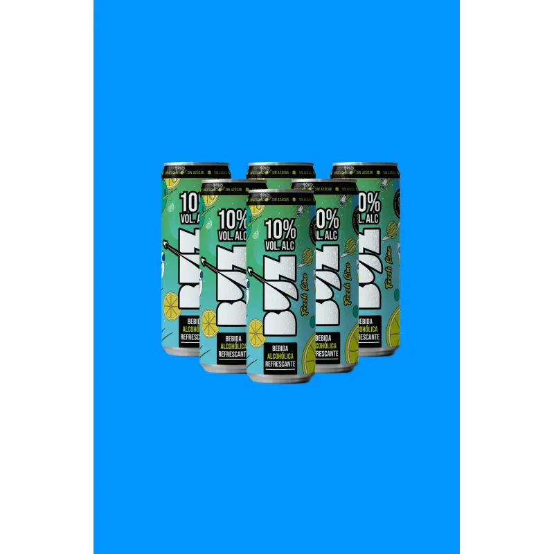 EXP 12 BOTES BUZ FREESH LIME 330ML (10%)