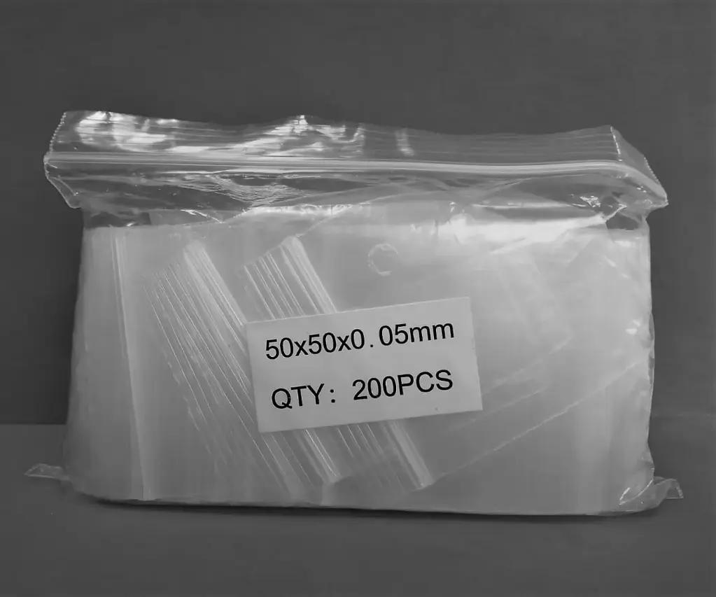 PACK 200 BOLSAS ZIP 50 X 50MM
