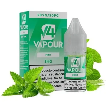 PACK 5 LÍQUIDO V4 MINT 3MG 10ML (MENTA)