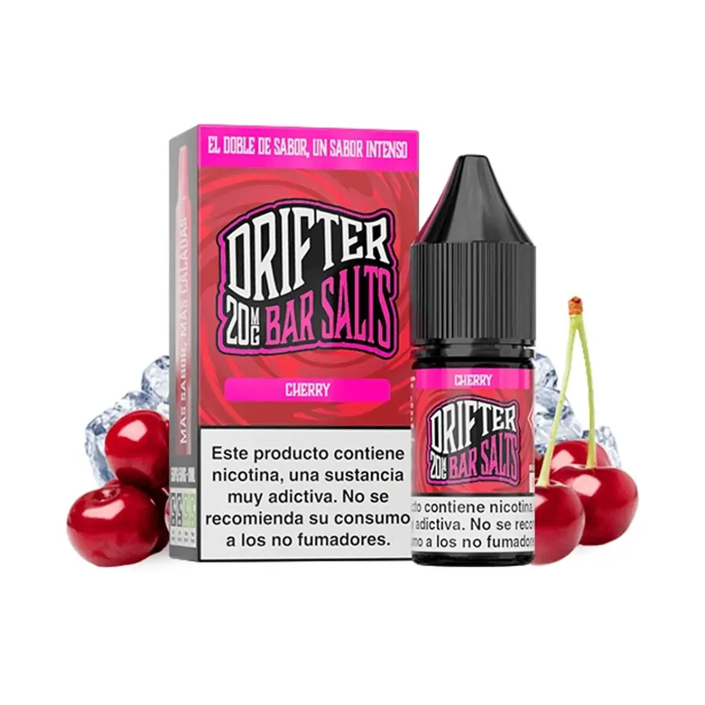 LÍQUIDO DRIFTER BAR SALTS CHERRY (CEREZA) 20MG 10ML