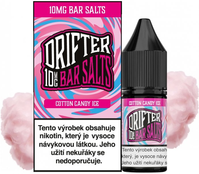 LIQUIDO DRIFTER BAR SALTS COTTON CANDY (ALGODÓN DE AZÚCAR) 10MG 10ML