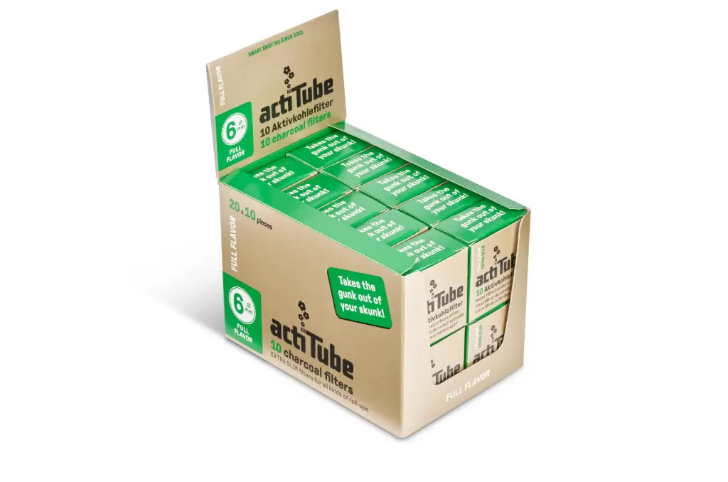 FILTROS ACTITUBE EXTRA SLIM (6MM) (20 PACKS x 10 FILTROS)