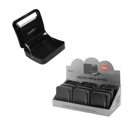 EXP 12 MAQUINAS AUTOROLLER ATOMIC NEGRA METAL (70MM)