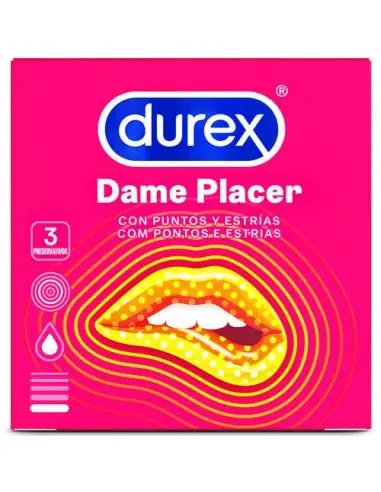 PRESERVATIVOS DUREX DAME PLACER (AMARILLO) (48x3)