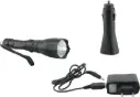 LINTERNA PROFESIONAL NEGRA 3 FU 21CM C/CARGADOR