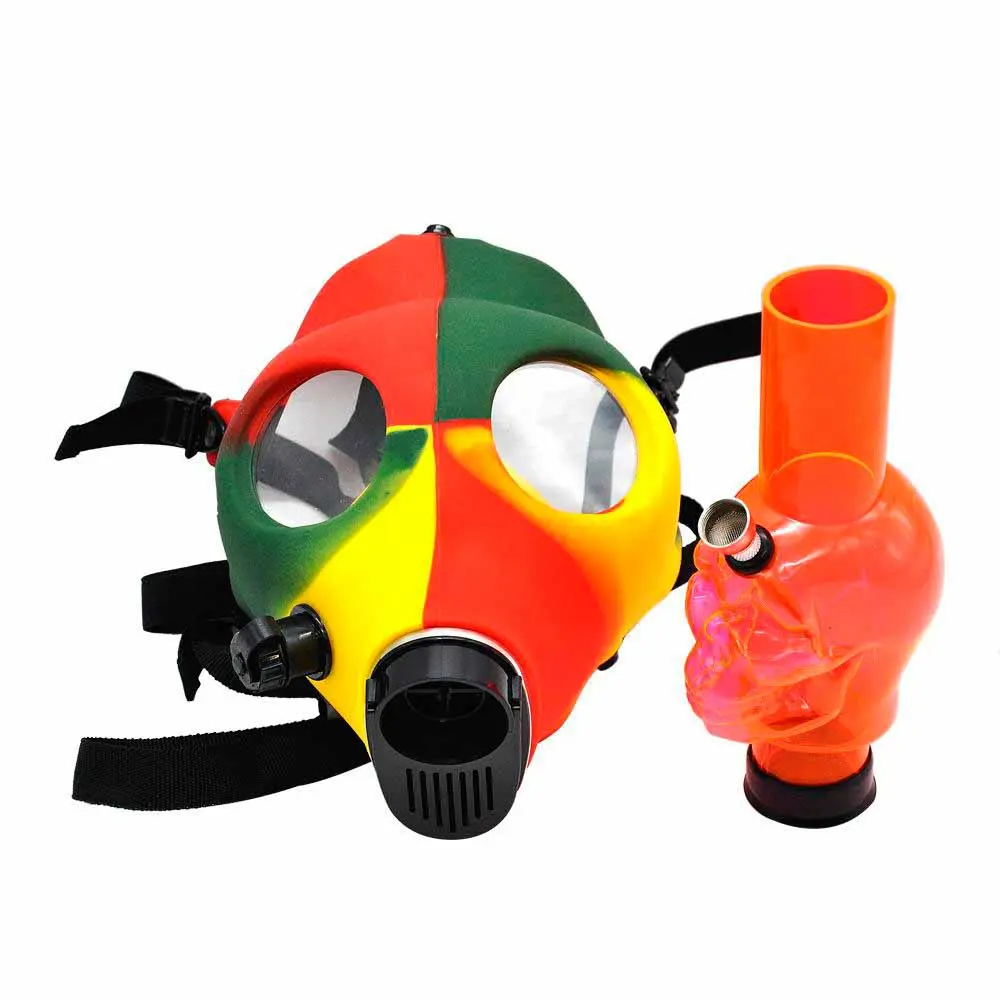 MASCARA GAS MULTICOLOR BONG CALAVERA