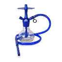 SHISHA ERASMUS FLORA AZUL 27CM