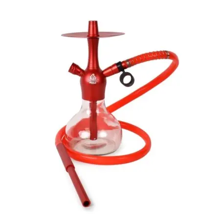 SHISHA ERASMUS FLORA ROJO 27CM