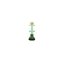 SHISHA FUKITA CLEAR NECK VERDE 28CM 1 MANGUERA