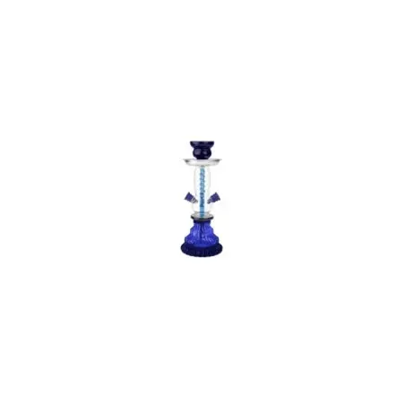 SHISHA FUKITA CLEAR NECK AZUL 28CM 1 MANGUERA