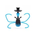 SHISHA ATOMIC FLAMES AZUL 30CM (2 MANGUERAS)