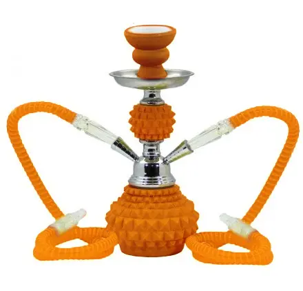 SHISHA ATOMIC PUNKY NEON NARANJA 25CM (2 MANGUERAS)