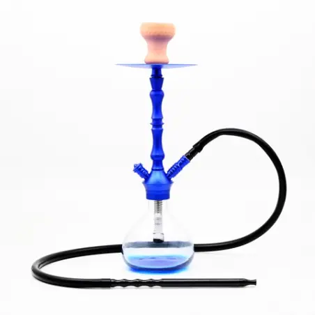 SHISHA ATOMIC LUXE AZUL 50CM 1 TUBO FLEX.